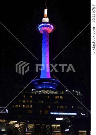 Kyoto Tower Light Up 95139767