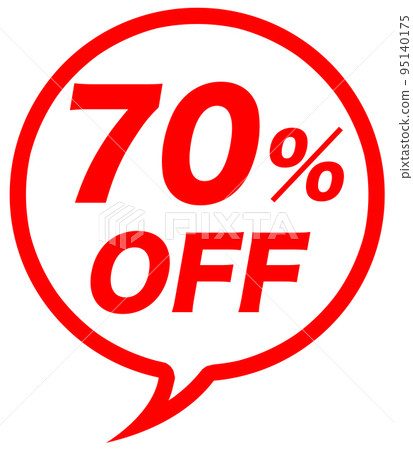 郵購網站上的折扣標記 95140175