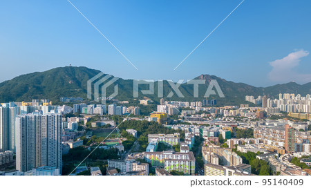 10 Oct 2022 City scape of Middle kowloon at kowloon tong 10 Oct 2022 City scape of Middle kowloon at kowloon tong 95140409