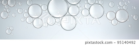 Background with drops or liquid silver bubbles Background with drops or liquid silver bubbles 95140492
