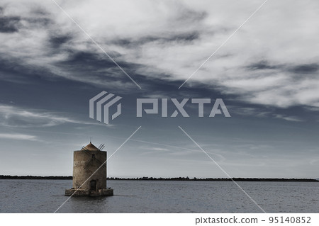 Windmill in Orbetello , Italy Windmill in Orbetello , Italy 95140852