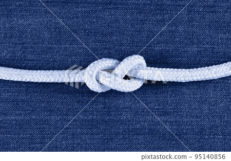White tied rope studio shot 95140856