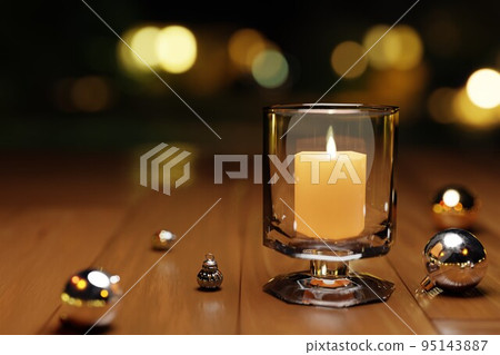 蠟燭和裝飾品 95143887