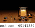蠟燭和裝飾品 95143889