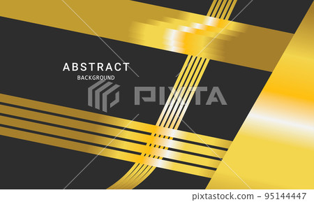 Vector color golden abstract geometric line glimpse shape Vector color golden abstract geometric line glimpse shape 95144447
