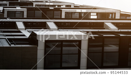 fragment of a modern building. 95144533