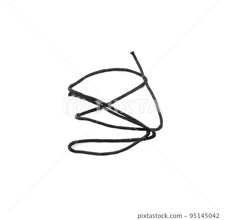 Black String Bow Isolated 95145042