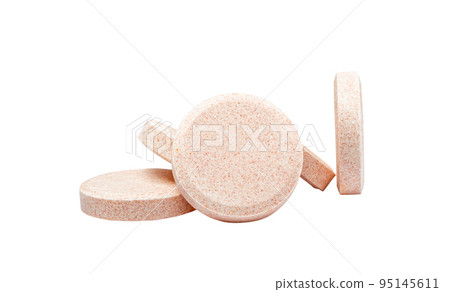 Effervescent Tablets, Fizzy Vitamine Supplement Isolated 95145611