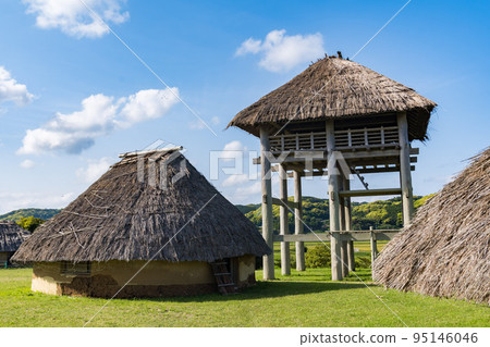 Restored pit dwelling Restored pit dwelling 95146046
