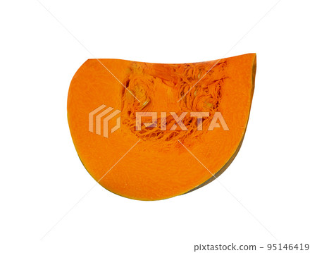 Pumpkin Isolated with Clipping Path, Squash Farm, Orange Autumn Pumpkins Harvest 95146419