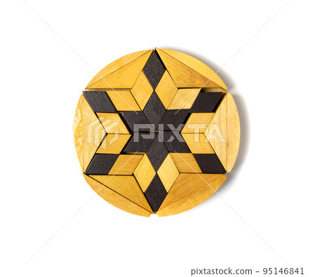Wood Puzzle, Brain Teaser, Wooden Logic Game 3d Block Wood Puzzle, Brain Teaser, Wooden Logic Game 3d Block 95146841