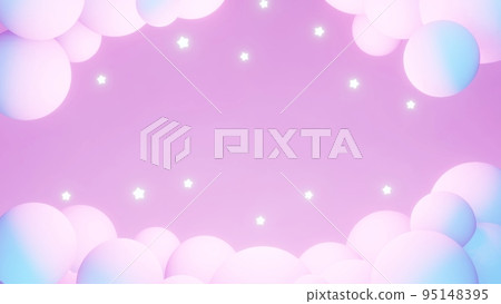 Cloud star background illustration 95148395