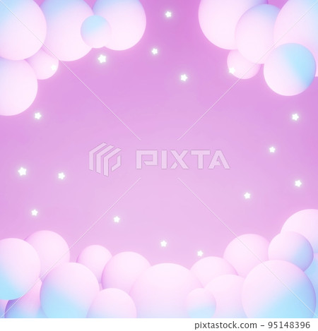 Cloud star background illustration 95148396