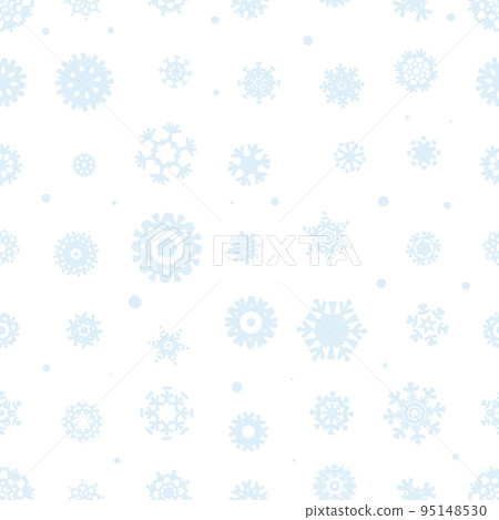 Snowflakes Seamless Pattern, Christmas Background 95148530