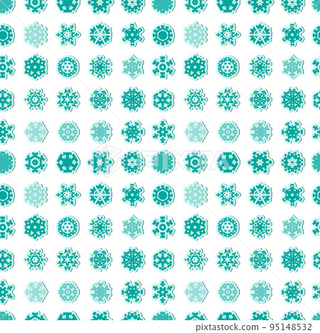 Snowflakes Seamless Pattern, Christmas Background Snowflakes Seamless Pattern, Christmas Background 95148532
