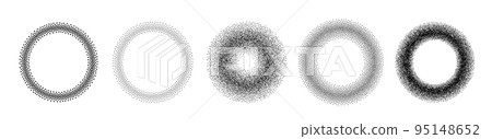 Halftone Circle Gradient 95148652