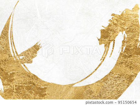 金箔豪華畫筆藝術日式背景紋理 95150654