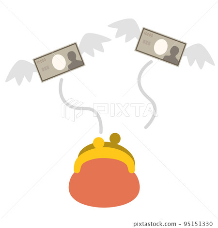 money flying out of wallet money flying out of wallet 95151330
