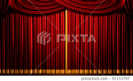 Theater Curtain Opening Opening Opening Stage Curtain Stage Curtain Hall Ceremony CG Background Theater Curtain Opening Opening Opening Stage Curtain Stage Curtain Hall Ceremony CG Background 95153797