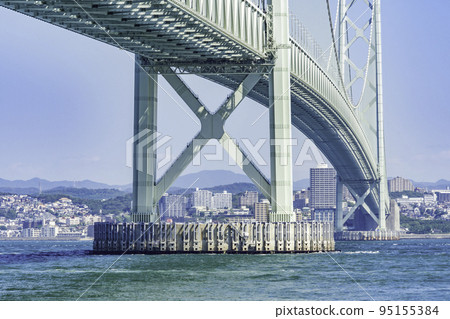 Akashi Kaikyo Bridge main tower (pier) Awaji City, Hyogo Prefecture 95155384