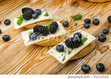 Blue Cheese on Bread Blue Cheese on Bread 95155589