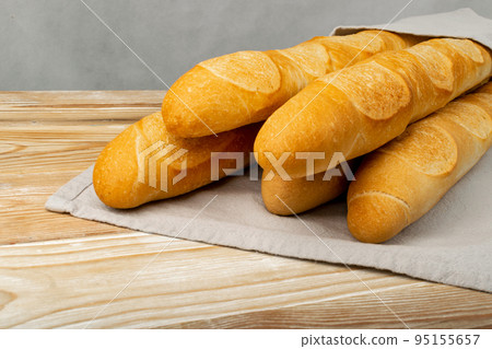 French Baguette Closeup French Baguette Closeup 95155657