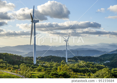 large-scale wind power plant large-scale wind power plant 95155684