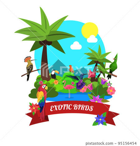 Exotic Birds Concept Exotic Birds Concept 95156454