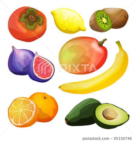 Exotic Fruits Set 95156746