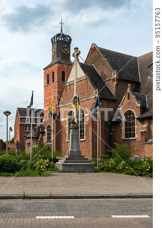 Zemst, Flemish Brabant Region- Belgium - The market square and city center 95157763