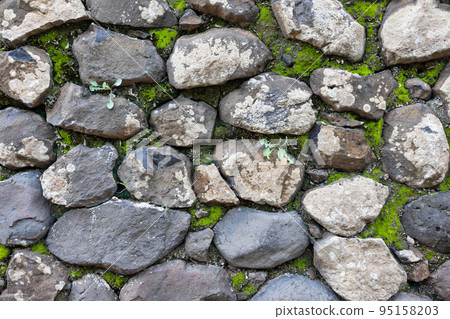 Rock stone wall at outdoor Rock stone wall at outdoor 95158203