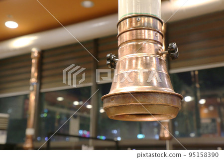Exhaust duct above the table in a yakiniku restaurant (Korea) 95158390