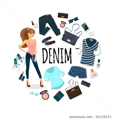 Flat Denim Round Concept 95158525