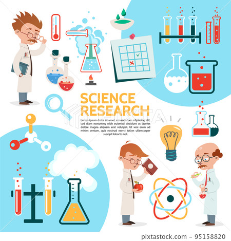 Flat Science Template 95158820