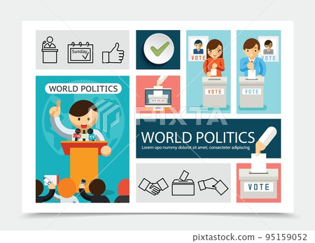 Flat Voting Elements Composition 95159052