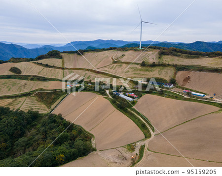 Anbandegi landscape after harvest Anbandegi landscape after harvest 95159205