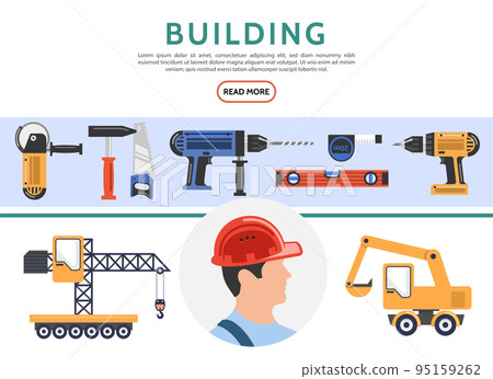 Flat Building Elements Collection Flat Building Elements Collection 95159262