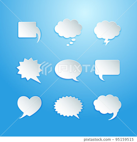 Empty speech bubbles Empty speech bubbles 95159515