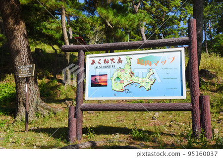 Map of Akune Oshima, Kagoshima Prefecture 95160037