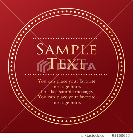 Stylish frame with Christmas motif Stylish frame with Christmas motif 95160633