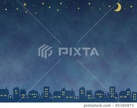night scene background design 95160973