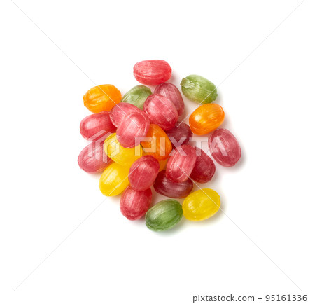 Colorful Hard Candies Isolated Colorful Hard Candies Isolated 95161336