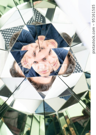 abstract portrait of a man abstract portrait of a man 95161585