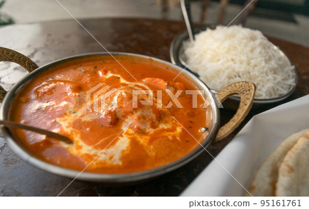 Butter Paneer Masala, Cottage Cheese Curry, Chicken Korma, Traditional Indian Food Butter Paneer Masala, Cottage Cheese Curry, Chicken Korma, Traditional Indian Food 95161761