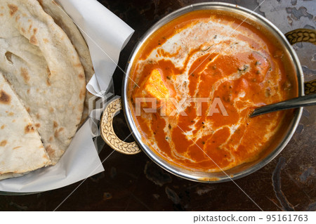 Butter Paneer Masala, Cottage Cheese Curry, Chicken Korma, Traditional Indian Food Butter Paneer Masala, Cottage Cheese Curry, Chicken Korma, Traditional Indian Food 95161763
