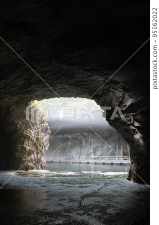 Sinkhole of a marble quarry Ruskeala. Republic of Karelia Sinkhole of a marble quarry Ruskeala. Republic of Karelia 95162022