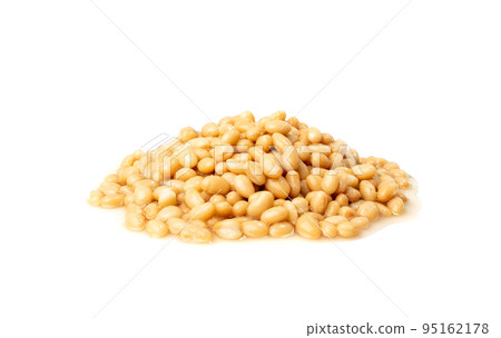 White Kidney Beans Isolated White Kidney Beans Isolated 95162178