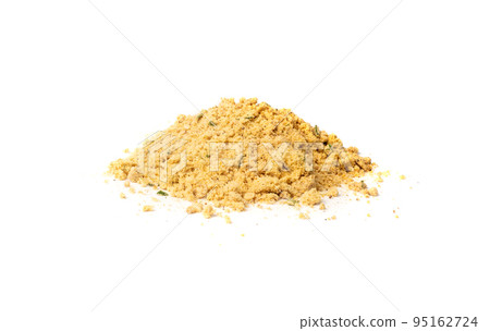 Mushroom Powder Pile Isolated, Powdered Dry Mushrooms Mushroom Powder Pile Isolated, Powdered Dry Mushrooms 95162724
