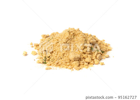Mushroom Powder Pile Isolated, Powdered Dry Mushrooms 95162727