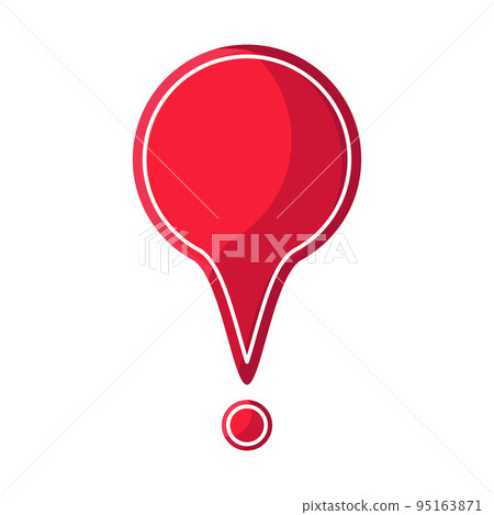 Bullet item icon. Graphic marker step by step element and pointer button. Business list option and infographic presentation. Simple tag vector illustration 95163871